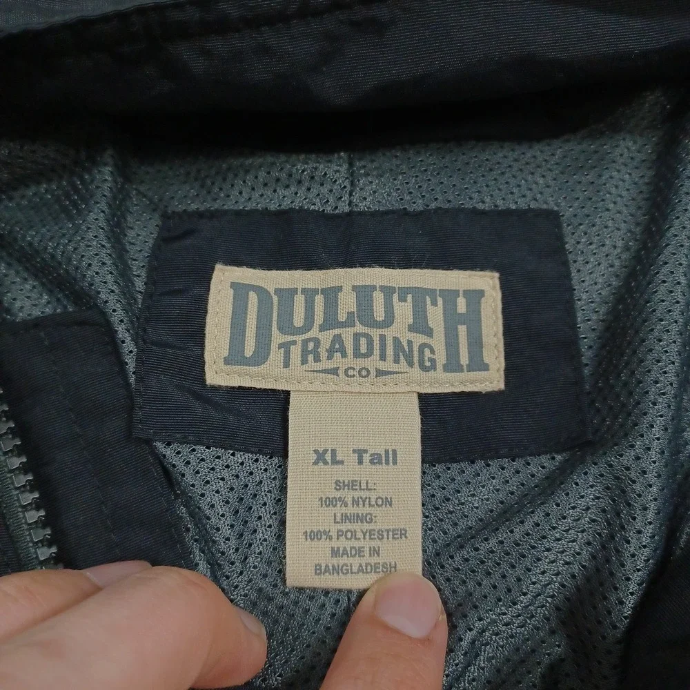 Nike‎ Jacket Mens XLT Black Zip Long Sleeve Outdoor Casual Pockets Workwear